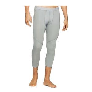 Mens Champion Cropped Training Tights Grey